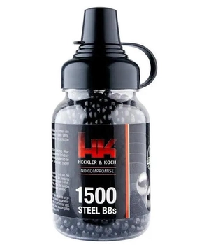 Шарики ВВ Umarex Heckler & Koch Quality BBs 4,5 mm 1500, черные