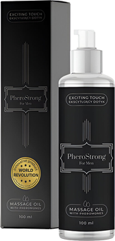 Олія масажна з феромонами PheroStrong For Men Massage Oil With Pheromones 100 мл (5905669259422)