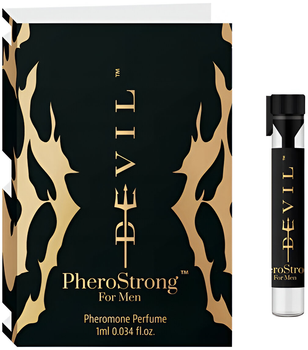Perfumy męskie z feromonami PheroStrong Devil For Men Pheromone Perfume 1 ml (5905669259804)