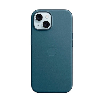 Чохол FineWoven Case with MagSafe Original для Apple iPhone 15 (OEM) - Pacific Blue (ARM71974)