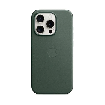 Чохол FineWoven Case with MagSafe Original для Apple iPhone 15 Pro (OEM) - Evergreen (ARM71983)