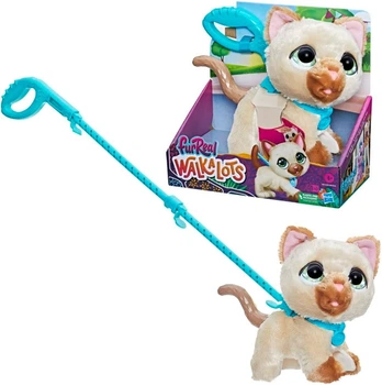 Интерактивная игрушка FurReal Friends Walkalots Large Racker Cat котенок на поводке F8132