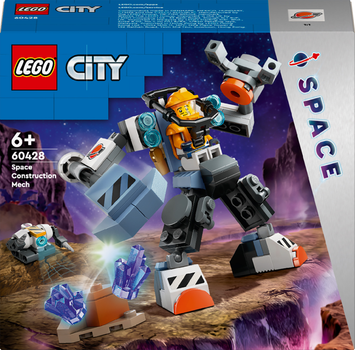 Zestaw klocków Lego City Kombinezon robota do zbudowania w kosmosie 140 elementów (60428)