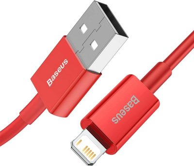 Кабель Baseus Superior Series Fast Charging Data Cable USB to iP 2.4 А 1 м Red (CALYS-A09)