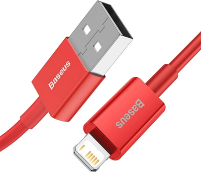 Kabel Baseus Superior Series Fast Charging Data Cable USB to iP 2.4 A 1 m Red (CALYS-A09)