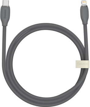 Кабель Baseus Jelly Liquid Silica Gel Fast Charging Data Cable Type-C to iP 20 Вт 1.2 м Black (CAGD020001)