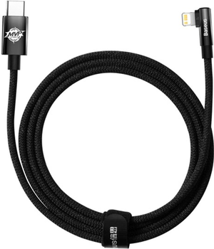 Kabel Baseus MVP 2 Elbow-shaped Fast Charging Data Cable Type-C to iP 20 W 2 m Black (CAVP000301)