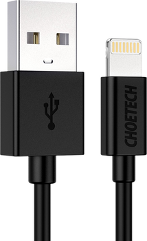 Кабель Choetech IP0026-BK USB 2.0 MFi, 1.2 м (IP0026 BK)