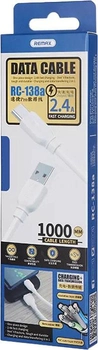 Кабель Remax Suji Series USB to Lightning White (RC-138i White)