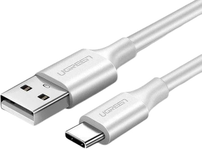 Kabel synchronizacyjny Ugreen US287 USB - Type-C Cable 1 m White (6957303861217)