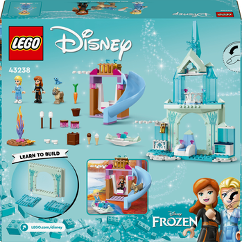 Zestaw klocków Lego Disney Lodowy zamek Elzy 163 części (43238)