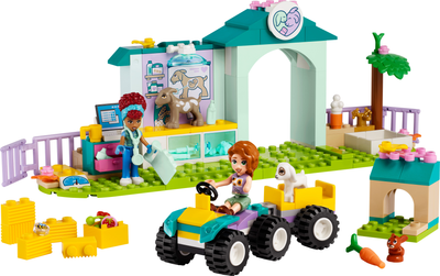 Конструктор LEGO Friends Ветеринарна клініка для сільськогосподарських тварин 161 деталей (42632)