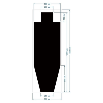 Мішень ЗСУ №8 ростова фігура 55х155 см DU-GARA (Targ-0027)