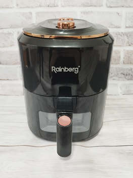 Мультипіч-аерофритюрниця Rainberg RB-2242 6л 3800 Вт Чорний
