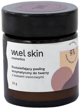 Peeling do twarzy Mel Skin rozświetlający enzymatyczny z kwasami owocowymi 20 g (5904384693689)