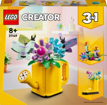 Zestaw klocków Lego Creator Kwiaty w konewce 420 elementów (31149)
