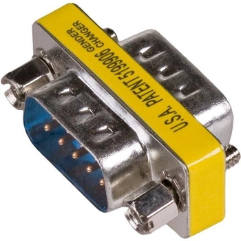 Adapter Akyga D-Sub 9 pin - D-Sub 9 pin M/M Silver (5901720131232)