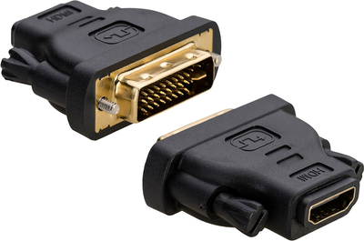 Adapter Akyga DVI-I - HDMI M/F Black (5901720130426)