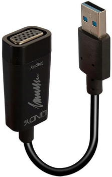 Adapter Lindy USB Type-C - VGA 3 m Black (4002888432535)