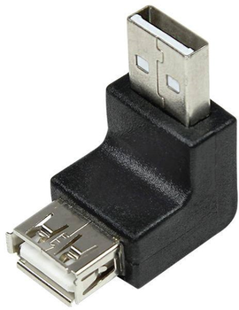 Adapter LogiLink USB Type A - USB Type A Black (4052792001907)