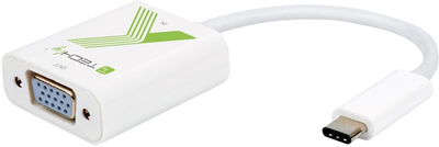 Адаптер Techly USB 3.1 Type-C - VGA M/F White (8054529020423)