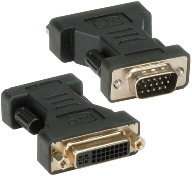 Adapter Techly DVI - VGA F/M Black (8057685304451)