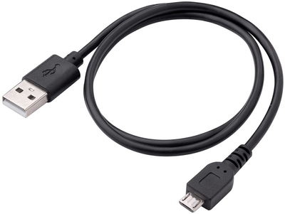 Kabel Akyga USB Type-A - micro-USB M/M 0.6 m Black (5901720130440)