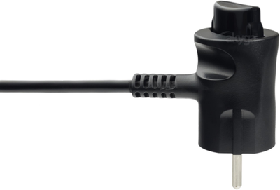 Kabel zasilający Akyga CEE 7/7 - IEC C5 1.5 m Black (5901720131522)
