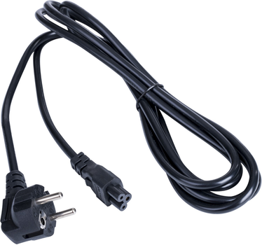 Kabel zasilający Akyga CEE 7/7 - IEC C5 3 m Black (5901720137012)