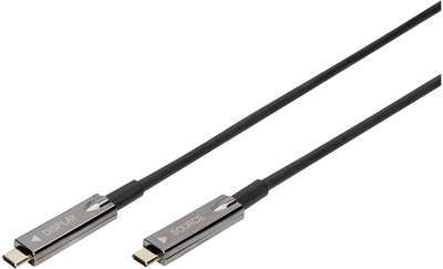 Kabel Digitus USB Type-C - USB Type-C M/M 15 m Black (4016032482628)