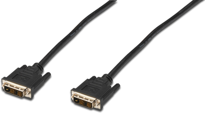 Kabel Digitus Single Link DVI-D - DVI-D M/M 2 m Black (4016032297994)