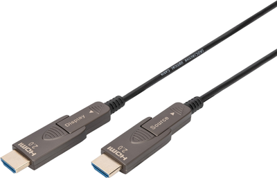 Kabel adapter Digitus HDMI D/A - HDMI D/A M/M 20 m Black (4016032483786)