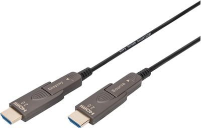 Kabel adapter Digitus HDMI D/A - HDMI D/A M/M 30 m Black (4016032483762)