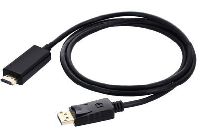 Kabel Delock DisplayPort M/M 1 m Black (4043619827701)