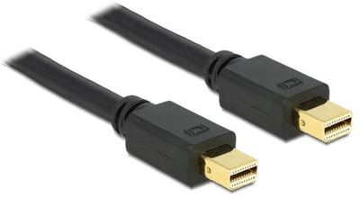Kabel Delock mini DisplayPort - DisplayPort M/M 2 m Black (4043619824380)