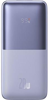 Powerbank Baseus Power Pro Digital Fast Charging Power Bank 10000 mAh 20 W Purple (PPBD040105)