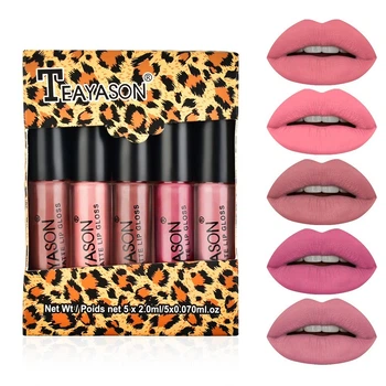Набір рідких матових помад Teayason Liquid Matte Minis IT'S VINTAGA 5 шт