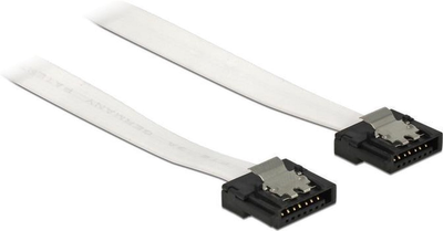 Kabel Delock SATA III M/M 0.3 m White (4043619838318)