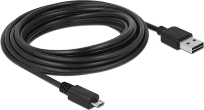 Кабель Delock USB Type-A - micro-USB M/M 5 м Black (4043619833696)
