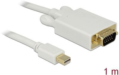 Kabel Delock mini DisplayPort - VGA M/M 1 m White (4043619826391)