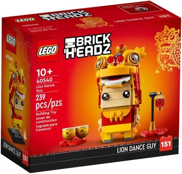 Zestaw klocków Lego BrickHeadz Chłopak tańczący taniec lwa 239 części (40540)