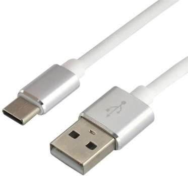 Кабель Everactive USB Type-A - USB Type-C M/M 1 м White (5903205770707)