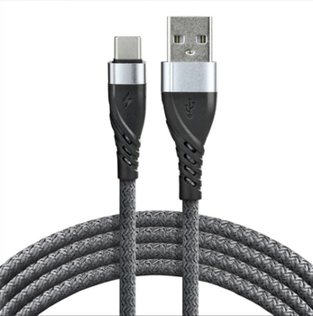 Kabel Everactive USB Type-A - USB Type-C M/M 1 m Gray (5903205772237)