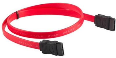 Kabel Lanberg SATA III F/F 0.3 m Red (5901969419474)
