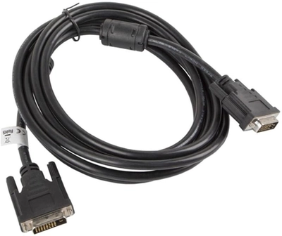 Kabel Lanberg DVI-D M/M 3 m Black (5901969413434)
