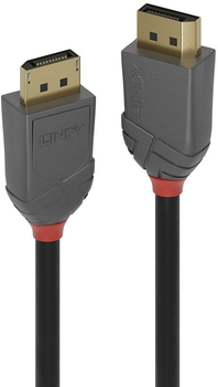 Kabel Lindy DisplayPort 1.4 M/M 0.5 m Black (4002888364805)