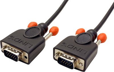 Kabel Lindy VGA M/M 2 m Black (4002888314411)