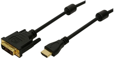 Kabel LogiLink HDMI - DVI-D M/M 5 m Black (4260113567135)