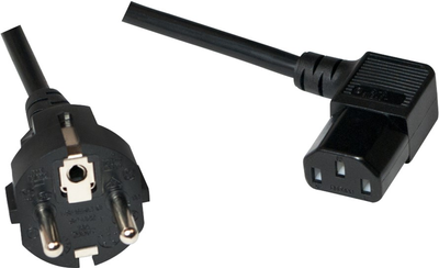 Kabel zasilający LogiLink CEE7/7 - IEC-C13 M/F 5 m Black (4052792038927)