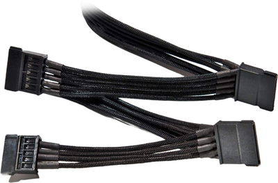 Kabel Be Quiet 4 x SATA - PSU M/M 0.9/0.6 m Black (4260052183465)